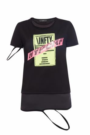 Patched two-layered t-shirt, zdjęcie 1 Patched two-layered t-shirt od Diesel
